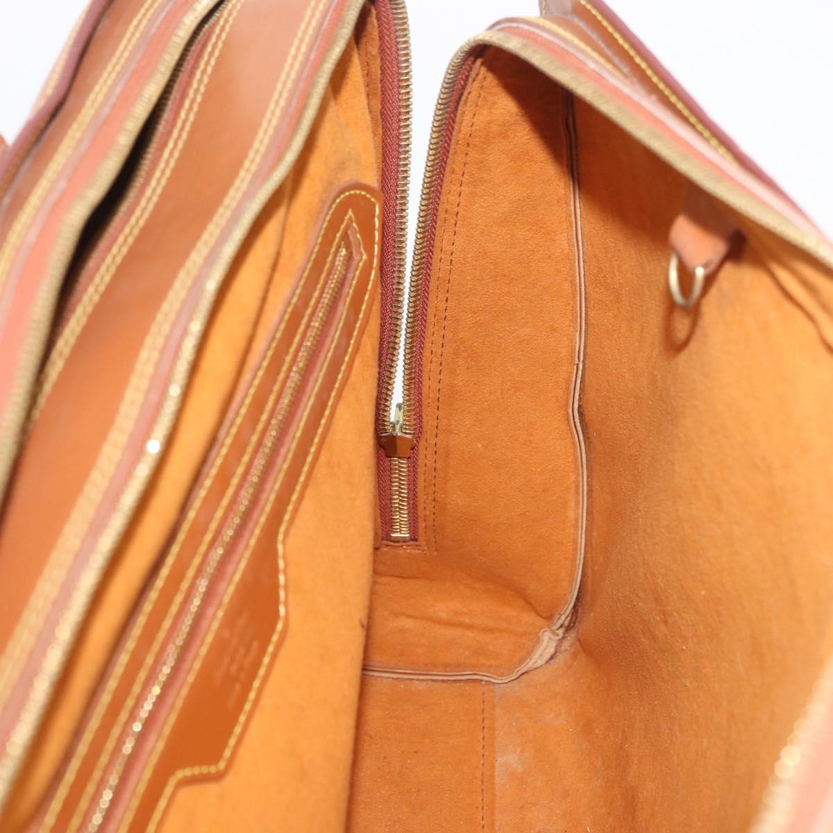 LOUIS VUITTON Epi Sorbonne Hand Bag Zipangu Gold M54518 LV Auth ep13869