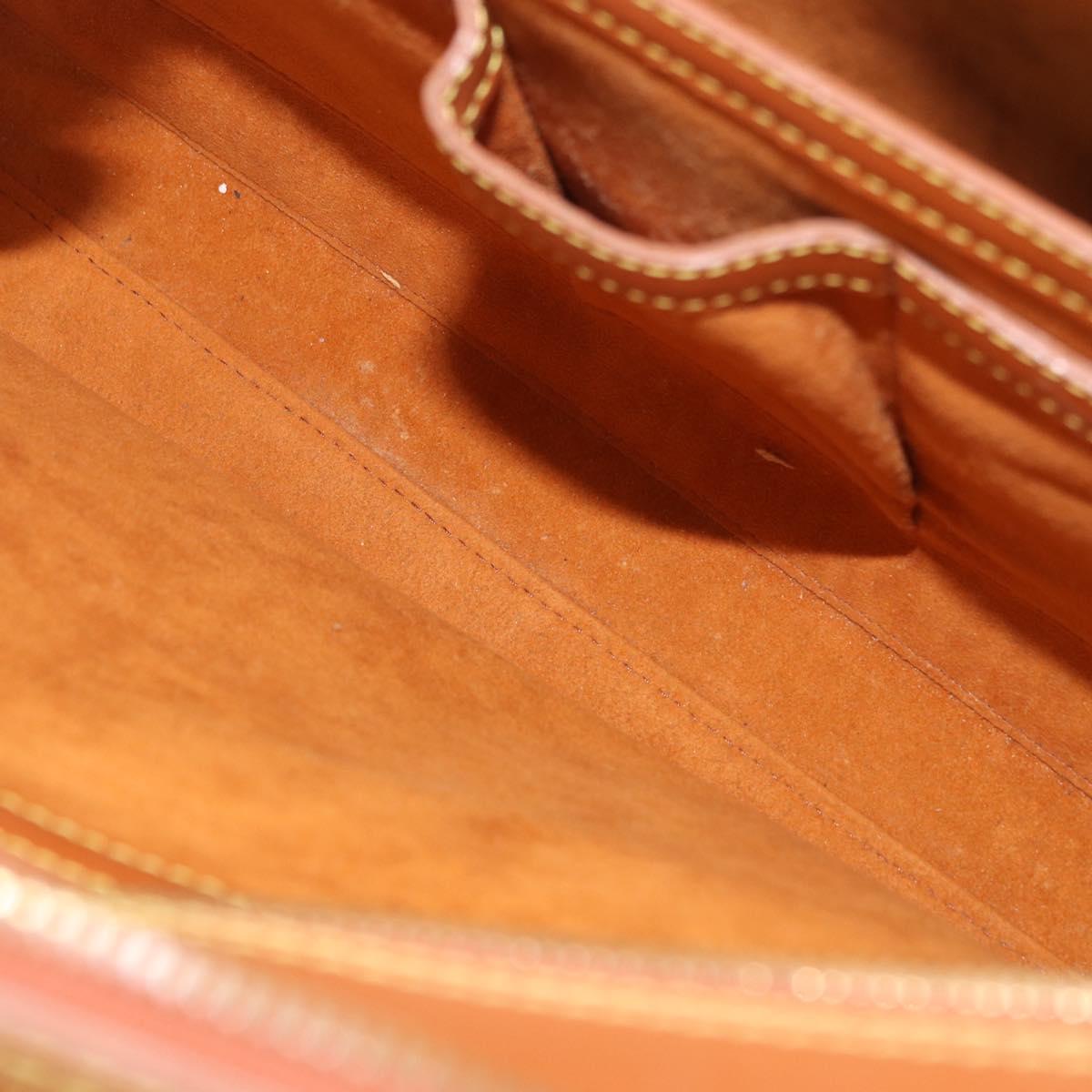 LOUIS VUITTON Epi Sorbonne Hand Bag Zipangu Gold M54518 LV Auth ep13869