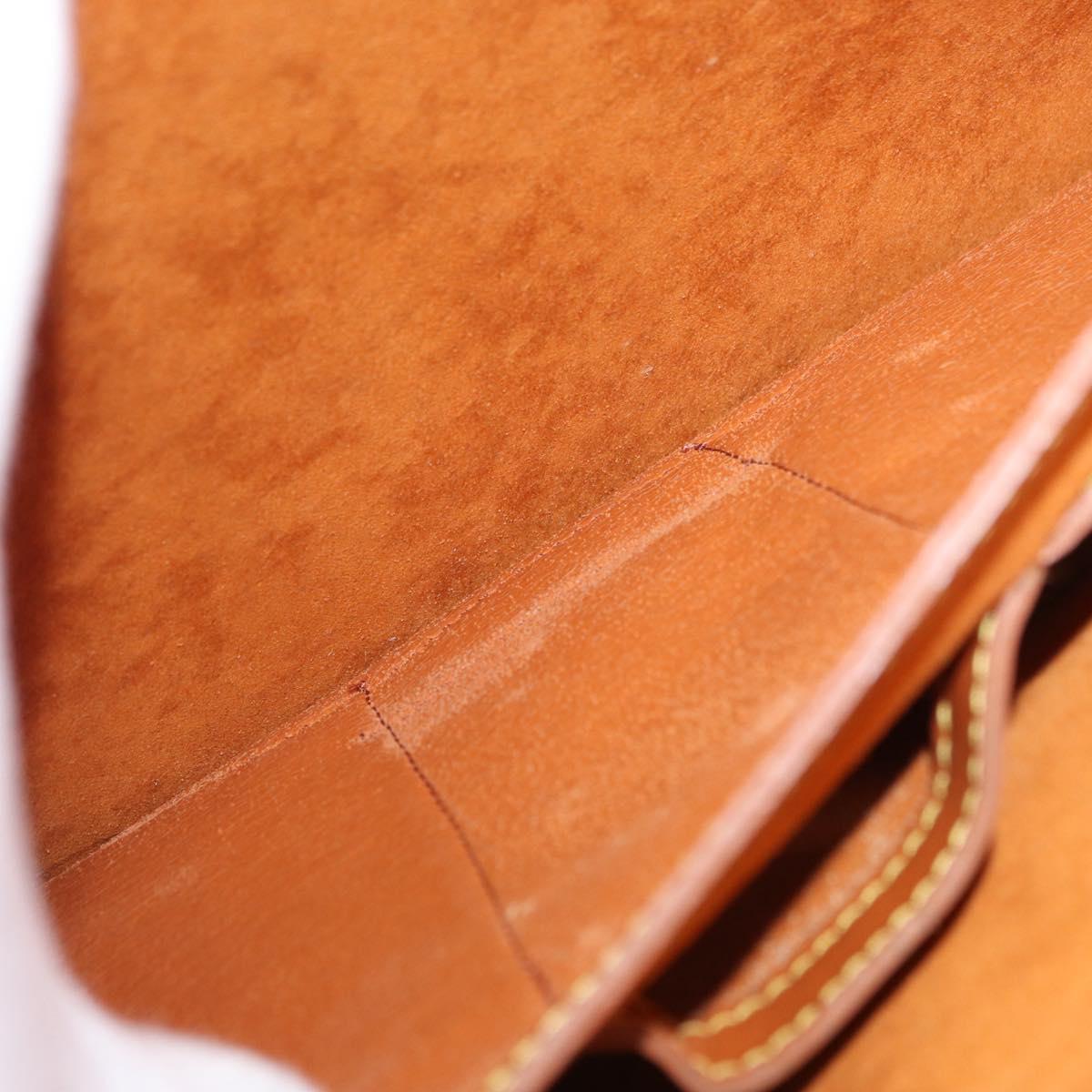 LOUIS VUITTON Epi Sorbonne Hand Bag Zipangu Gold M54518 LV Auth ep13869