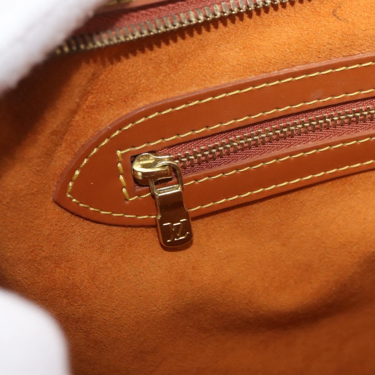 LOUIS VUITTON Epi Sorbonne Hand Bag Zipangu Gold M54518 LV Auth ep13869
