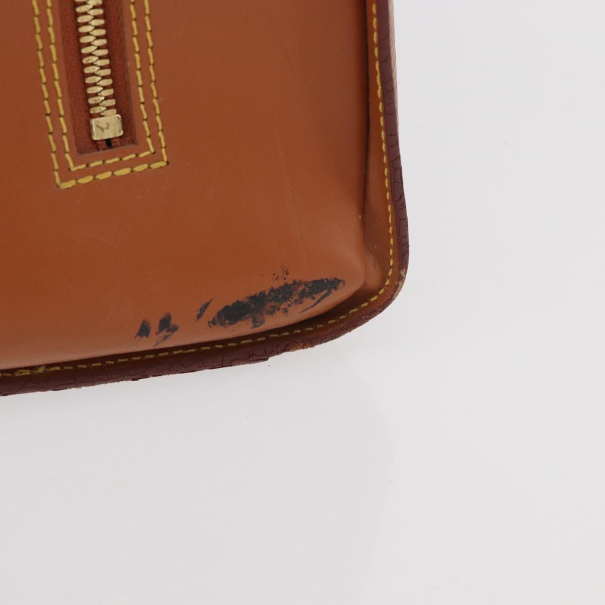 LOUIS VUITTON Epi Sorbonne Hand Bag Zipangu Gold M54518 LV Auth ep13869