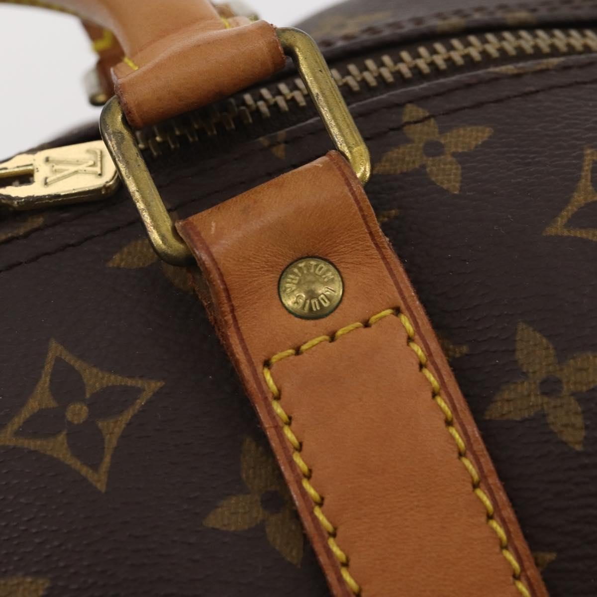 LOUIS VUITTON Monogram Keepall Bandouliere 60 Boston Bag M41412 LV Auth ep13887