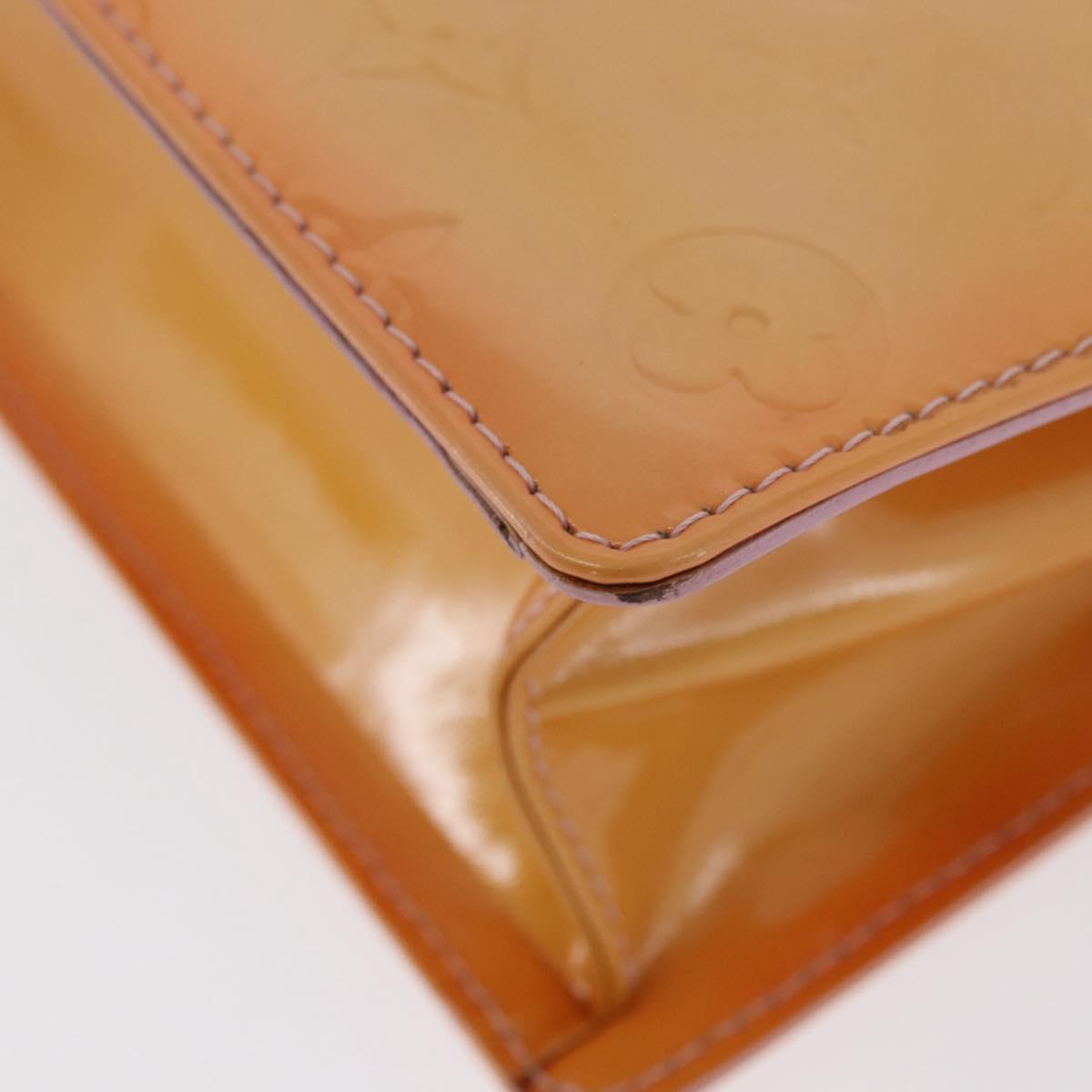 LOUIS VUITTON Vernis Spring Street Bag Marshmallow Pink M91033 LV Auth ep13919