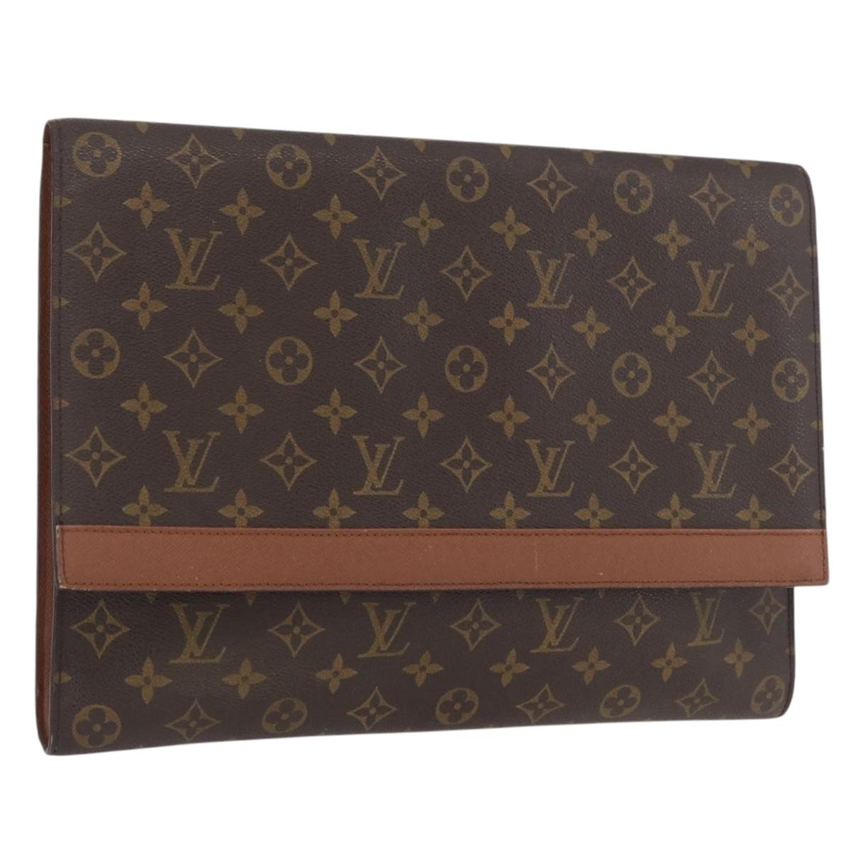 LOUIS VUITTON Monogram Porte Envelope Clutch Bag M51801 LV Auth ep13920