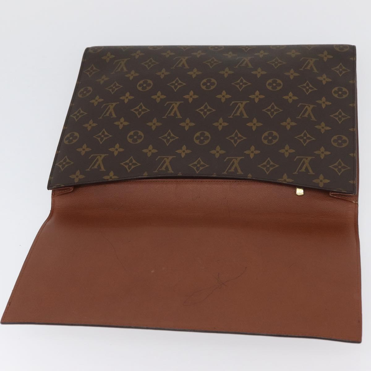 LOUIS VUITTON Monogram Porte Envelope Clutch Bag M51801 LV Auth ep13920