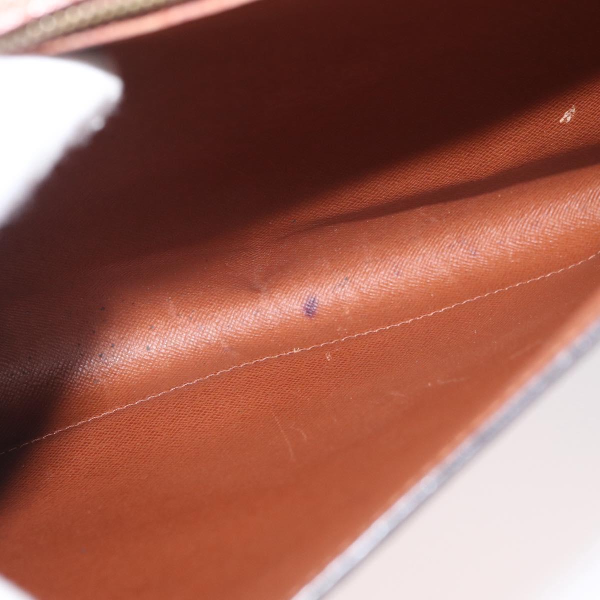 LOUIS VUITTON Monogram Porte Envelope Clutch Bag M51801 LV Auth ep13920