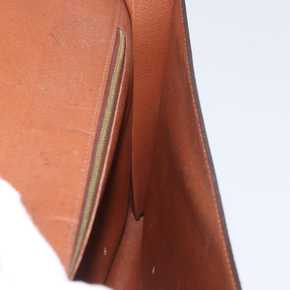 LOUIS VUITTON Monogram Porte Envelope Clutch Bag M51801 LV Auth ep13920