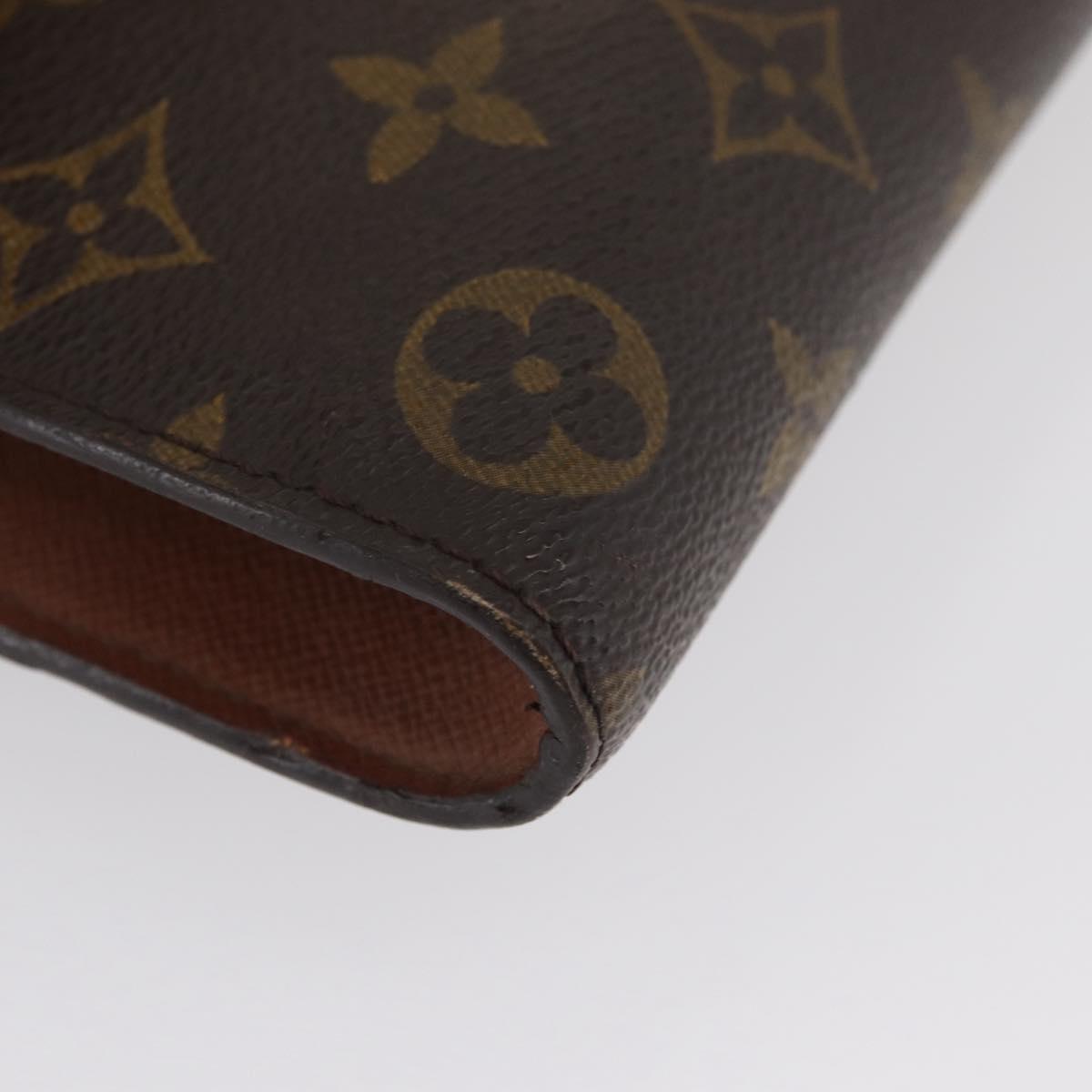 LOUIS VUITTON Monogram Porte Envelope Clutch Bag M51801 LV Auth ep13920