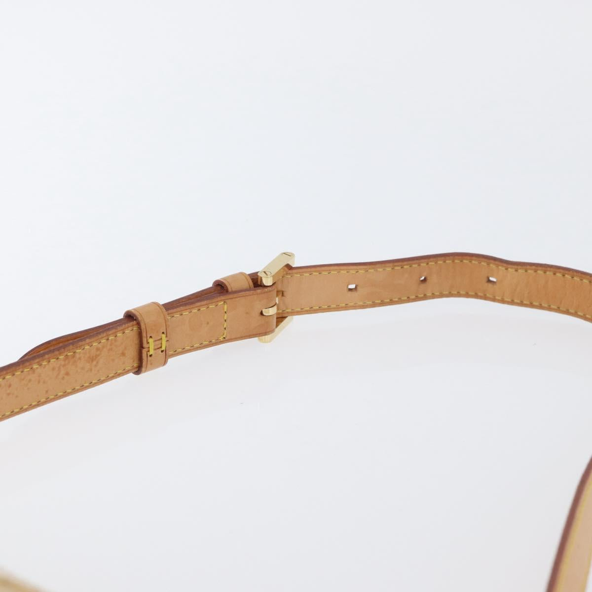 LOUIS VUITTON Monogram Vernis Thompson Street Bag Beige M91301 LV Auth ep13928