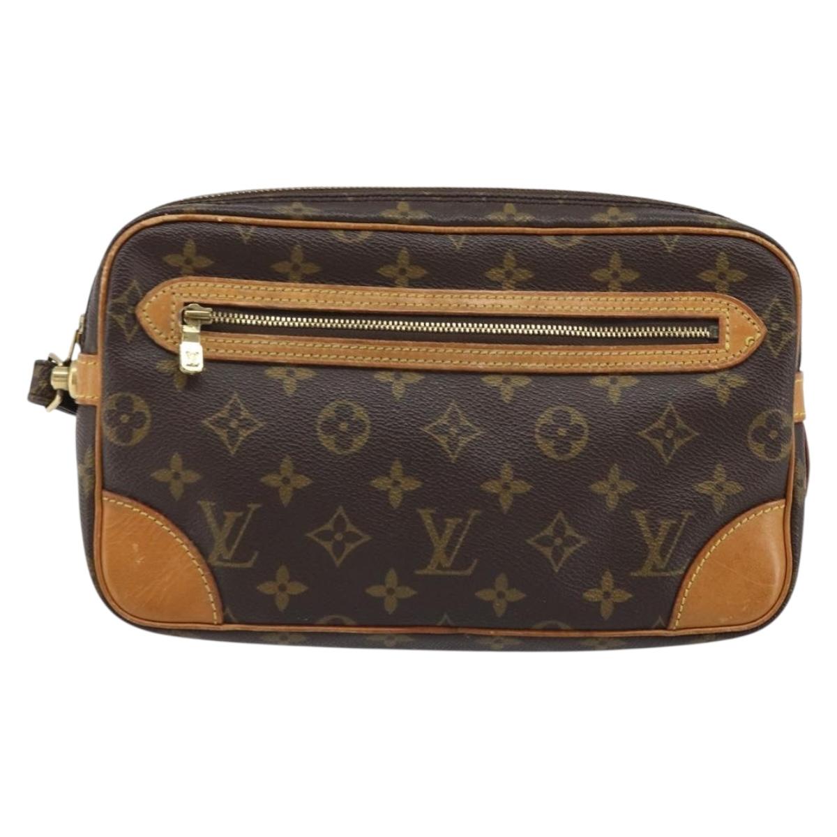 LOUIS VUITTON Monogram Marly Dragonne GM Clutch Bag M51825 LV Auth ep13933