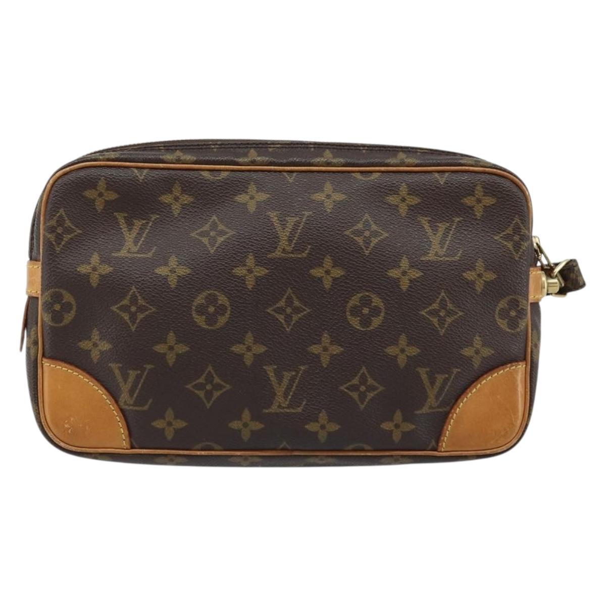 LOUIS VUITTON Monogram Marly Dragonne GM Clutch Bag M51825 LV Auth ep13933