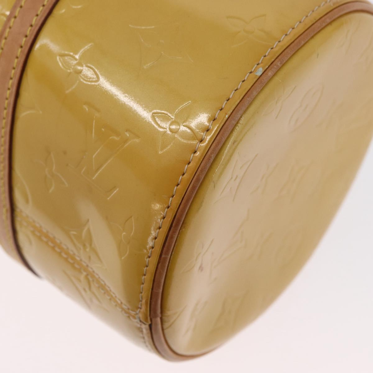 LOUIS VUITTON Monogram Vernis Bedford Hand Bag Beige M91006 LV Auth ep13944A