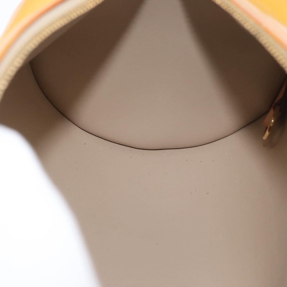 LOUIS VUITTON Monogram Vernis Bedford Hand Bag Beige M91006 LV Auth ep13944A