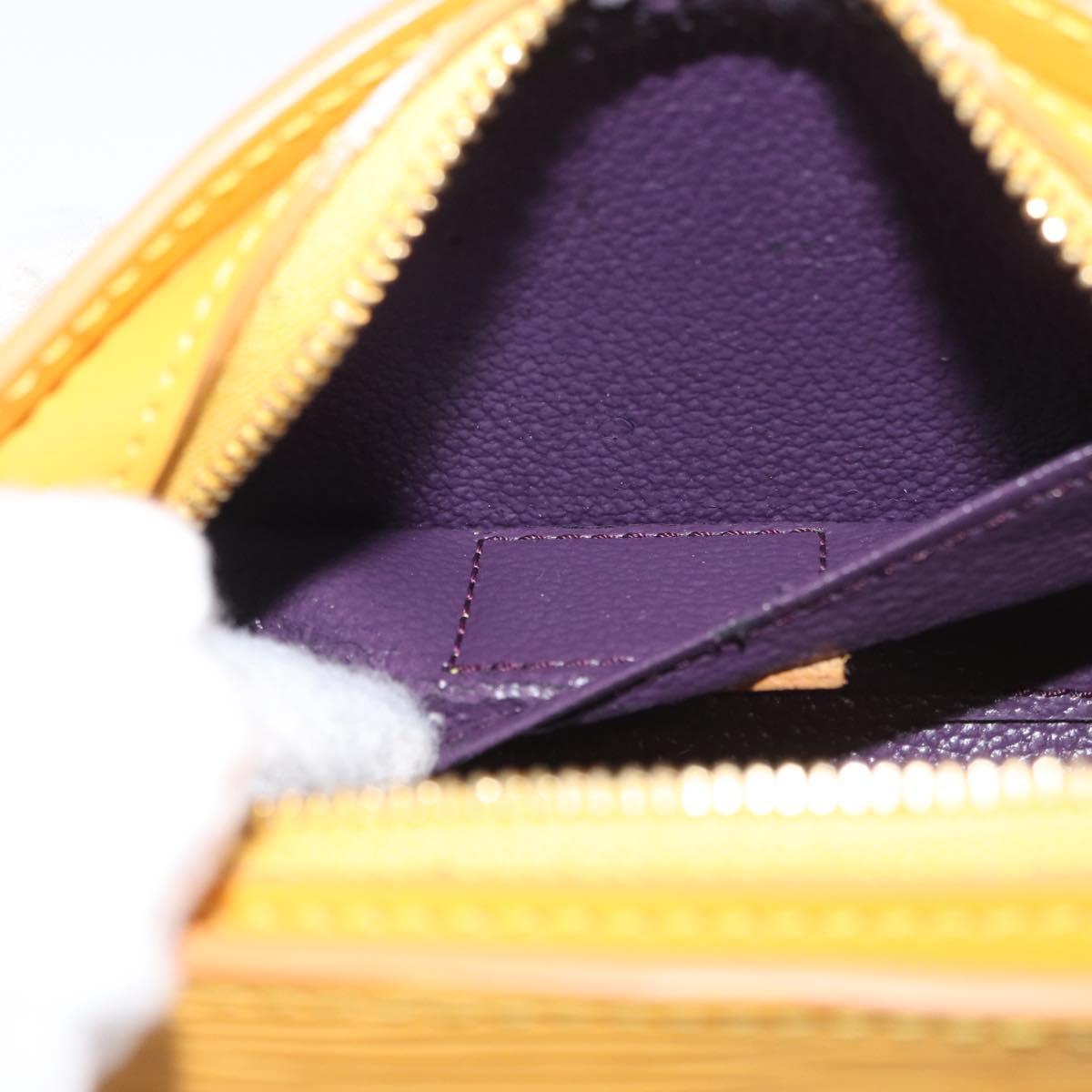 LOUIS VUITTON Epi Dauphine PM Pouch Yellow M48449 LV Auth ep13951