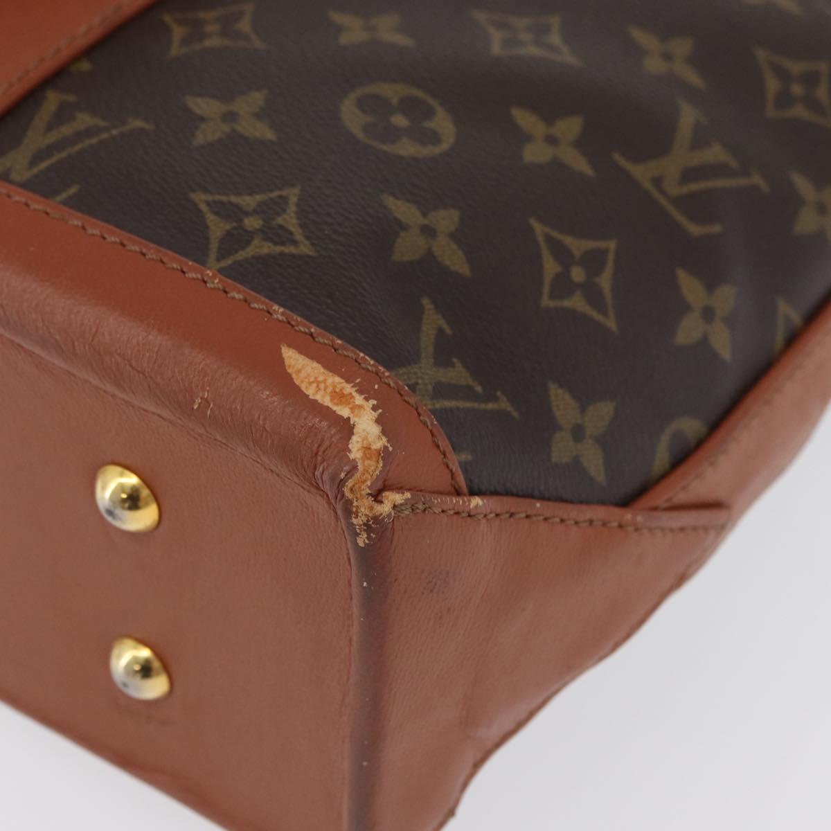 LOUIS VUITTON Monogram Sack Weekend PM Hand Bag M42425 LV Auth ep13954