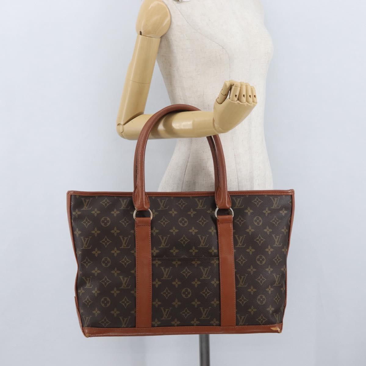 LOUIS VUITTON Monogram Sack Weekend PM Hand Bag M42425 LV Auth ep13954