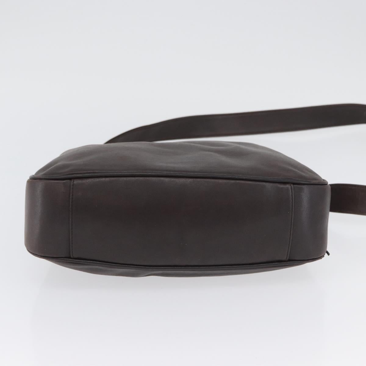 GUCCI Bamboo Hand Bag Leather 2way Brown Gold 001 1638 Auth ep13961