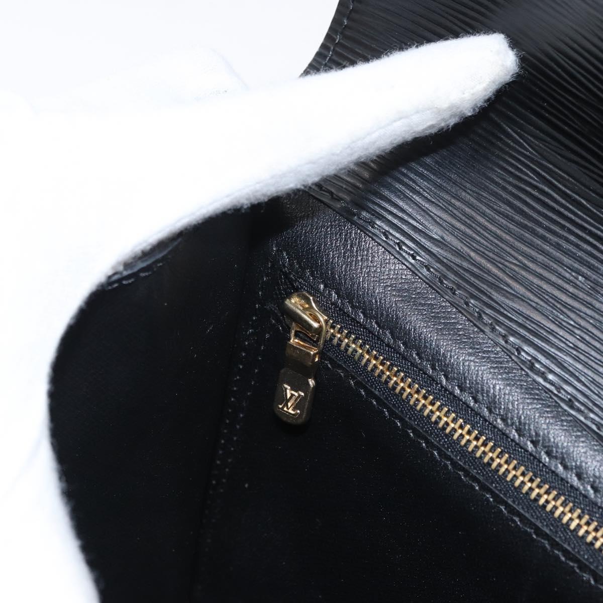 LOUIS VUITTON Epi Montaigne 27 Clutch Bag Black M52652 LV Auth ep13974