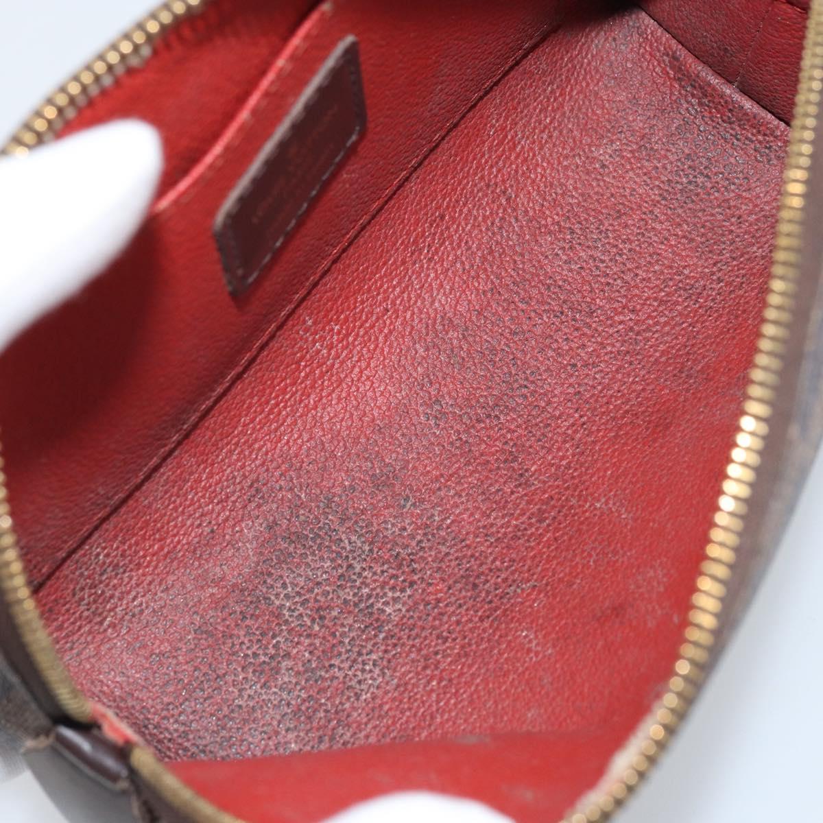 LOUIS VUITTON Damier Ebene Pochette Cosmetic PM Pouch N47516 LV Auth ep13975