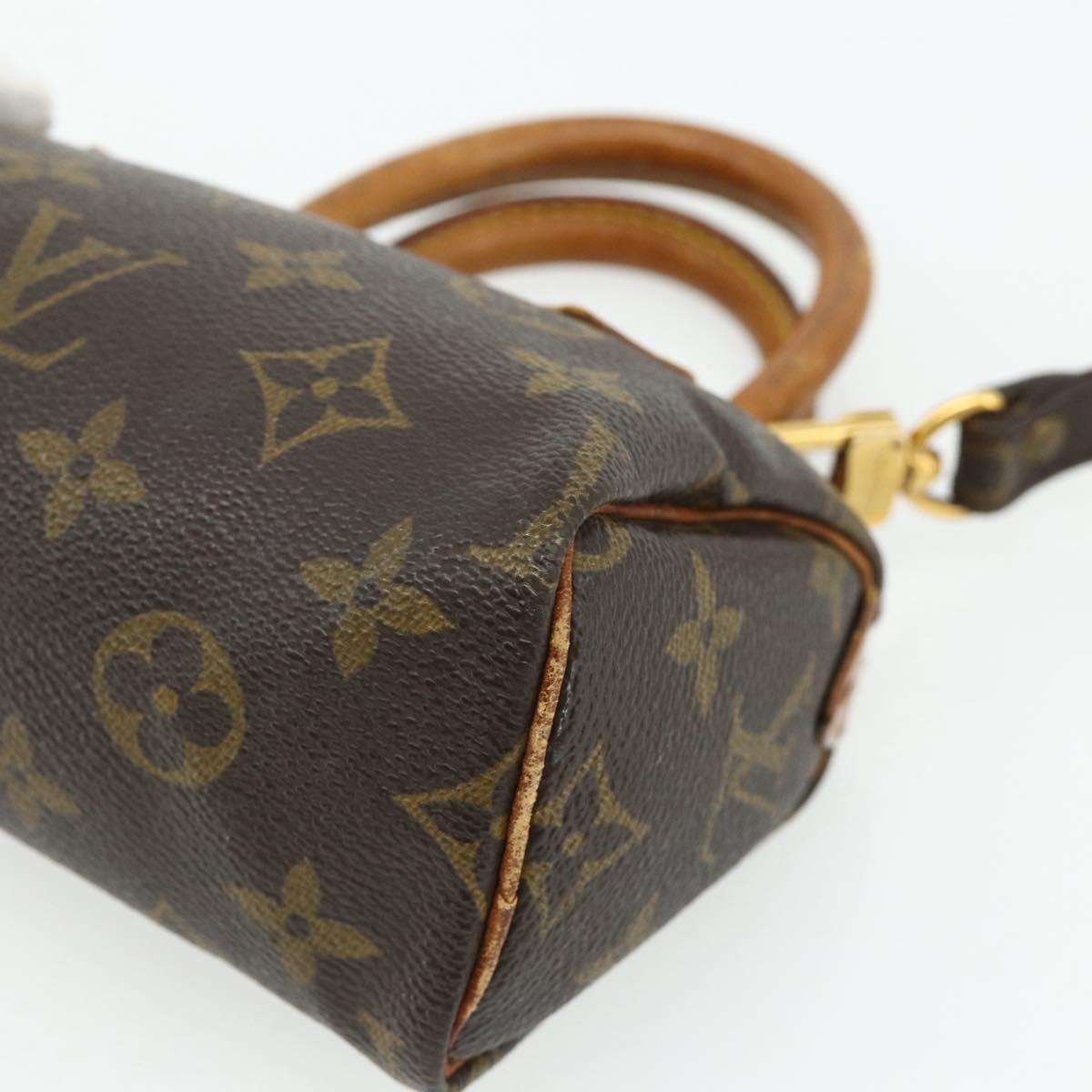 LOUIS VUITTON Monogram Mini Speedy Hand Bag M41534 LV Auth ep13988