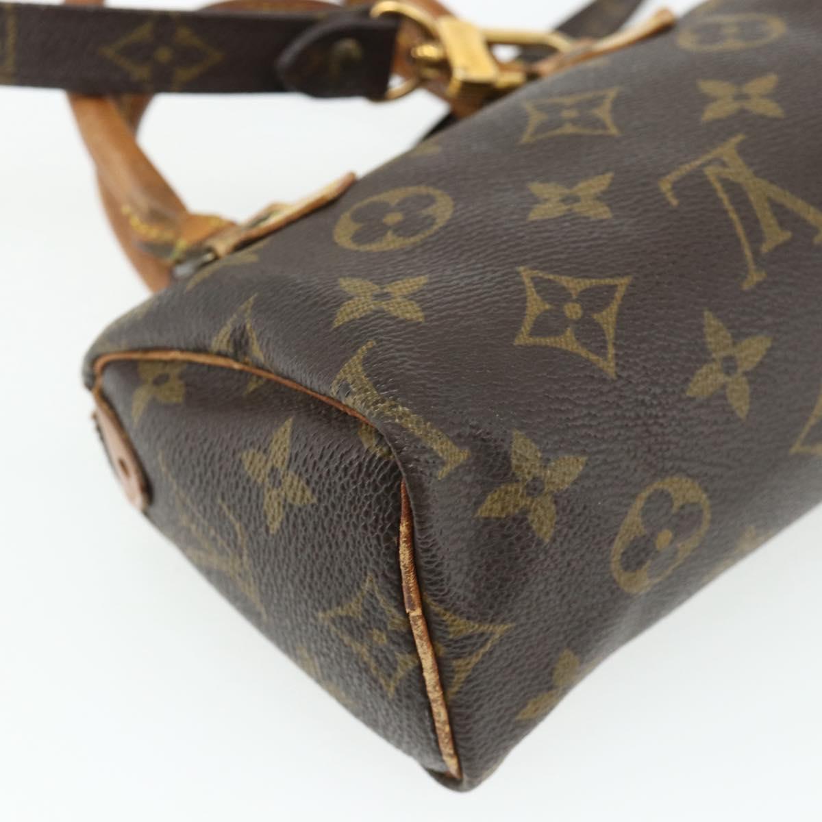 LOUIS VUITTON Monogram Mini Speedy Hand Bag M41534 LV Auth ep13988