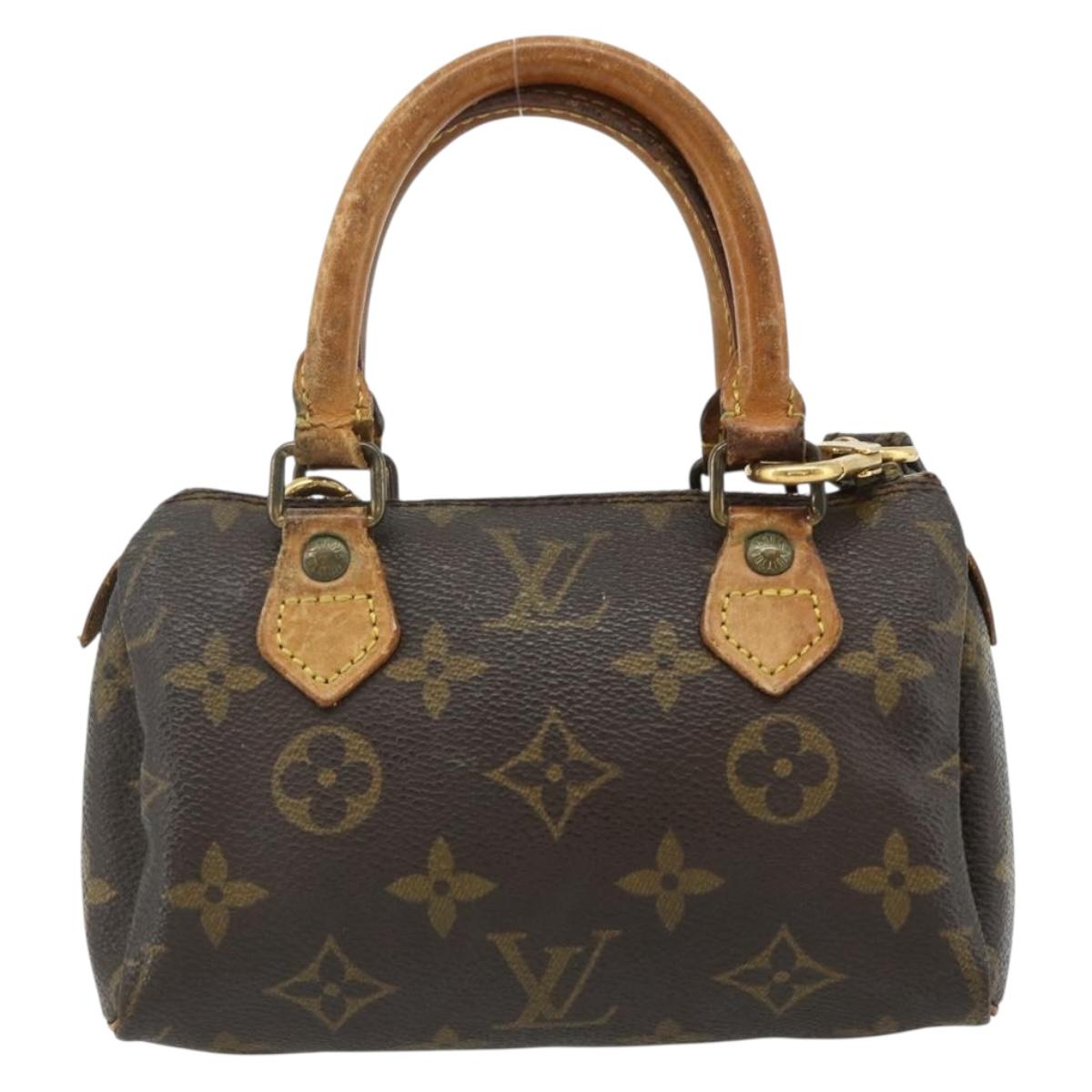 LOUIS VUITTON Monogram Mini Speedy Hand Bag M41534 LV Auth ep13988