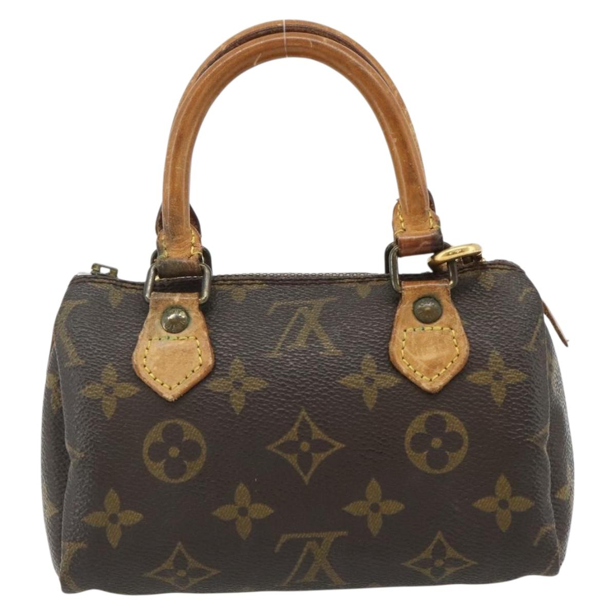 LOUIS VUITTON Monogram Mini Speedy Hand Bag M41534 LV Auth ep13988