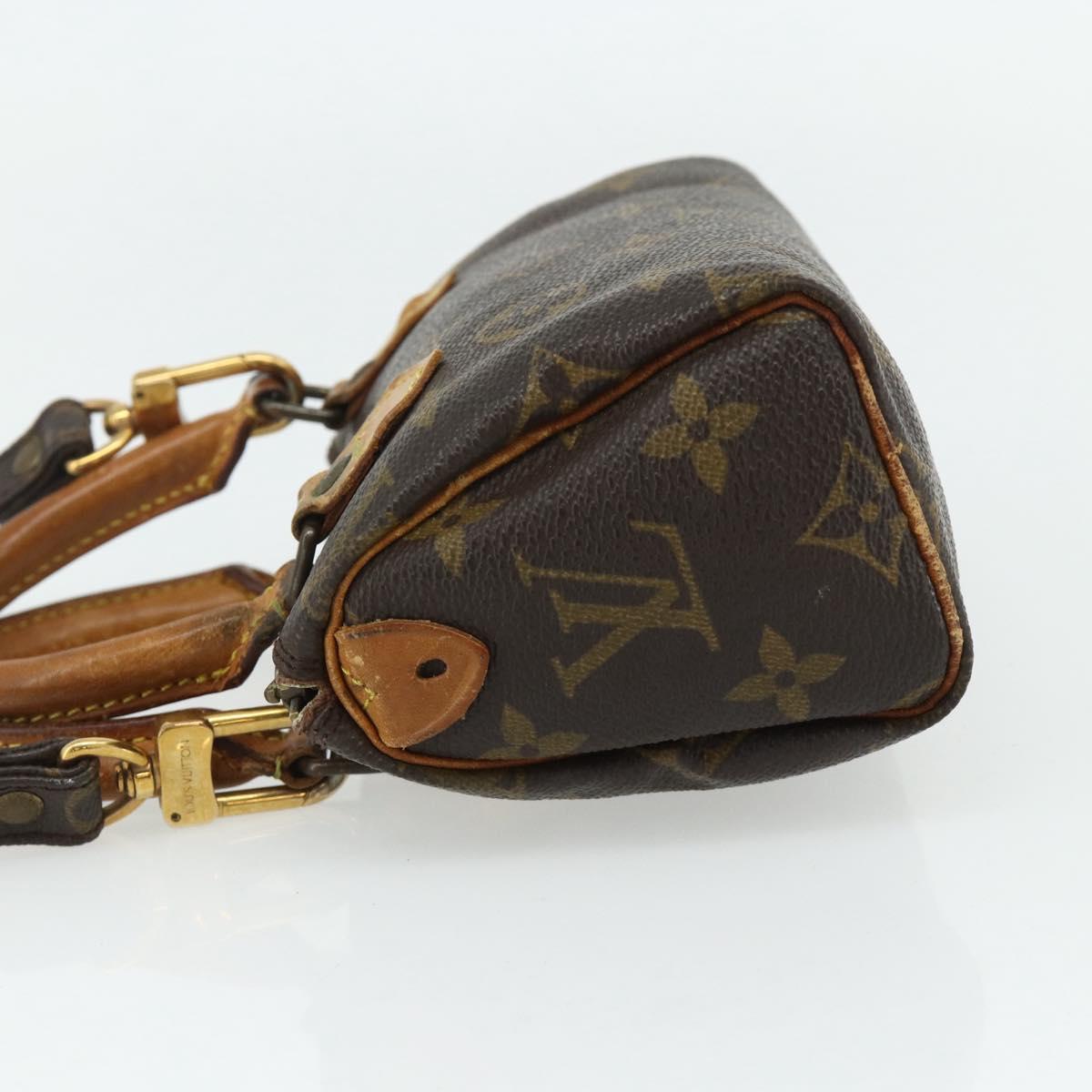 LOUIS VUITTON Monogram Mini Speedy Hand Bag M41534 LV Auth ep13988
