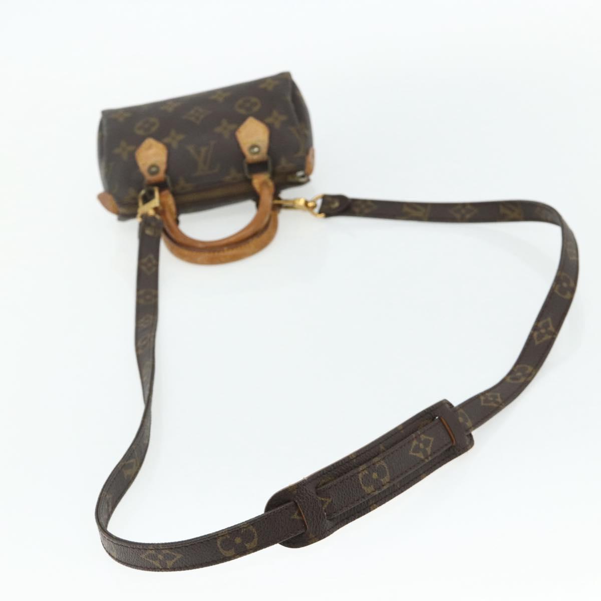 LOUIS VUITTON Monogram Mini Speedy Hand Bag M41534 LV Auth ep13988