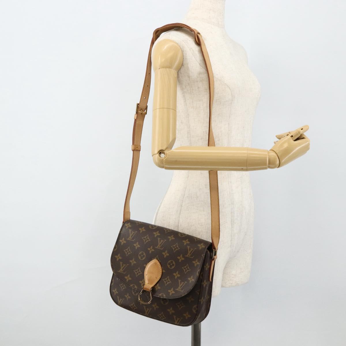 LOUIS VUITTON Monogram Saint Cloud GM Shoulder Bag M51242 LV Auth ep13993