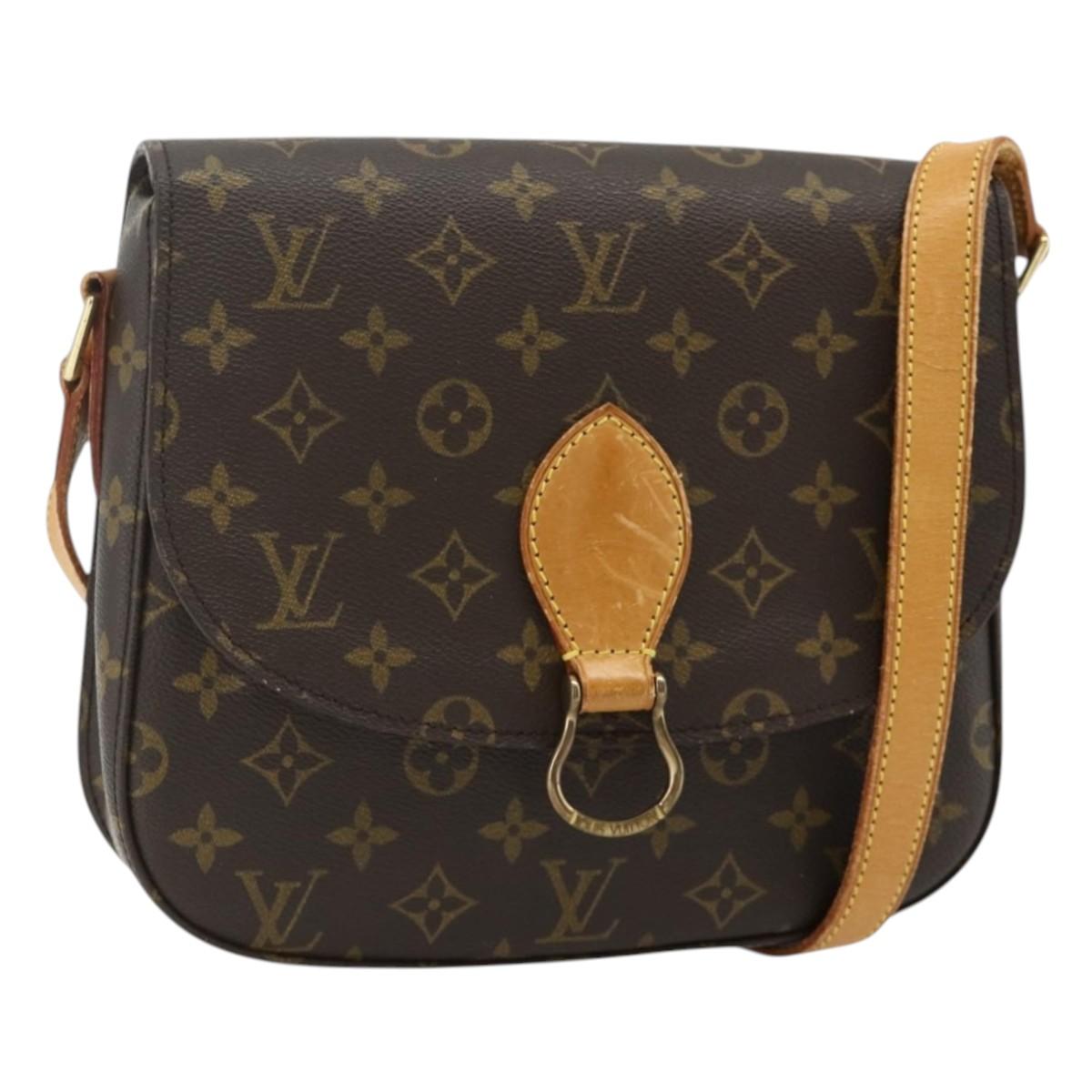 LOUIS VUITTON Monogram Saint Cloud GM Shoulder Bag M51242 LV Auth ep13994
