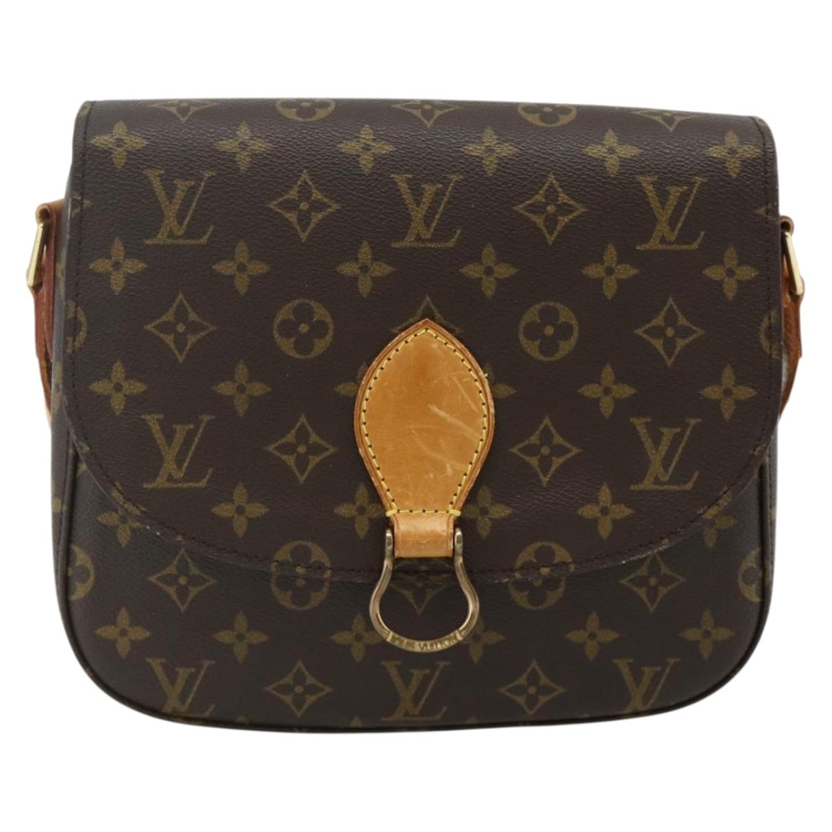LOUIS VUITTON Monogram Saint Cloud GM Shoulder Bag M51242 LV Auth ep13994