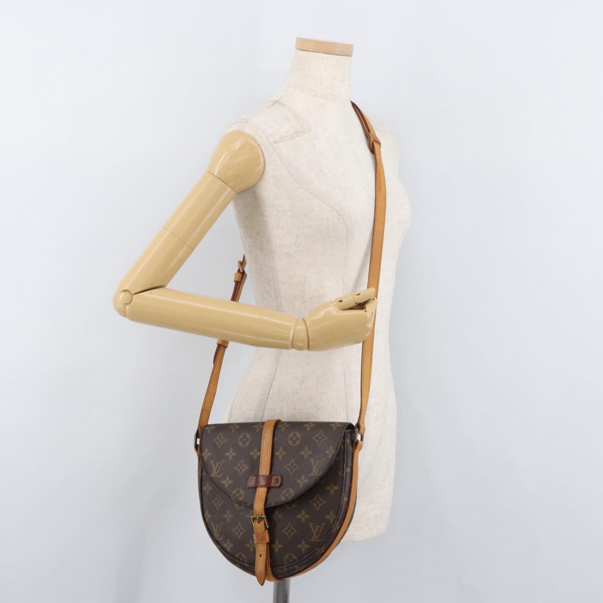 LOUIS VUITTON Monogram Chantilly MM Shoulder Bag M51233 LV Auth ep14008