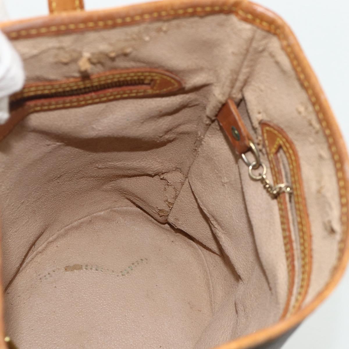 LOUIS VUITTON Monogram Bucket PM Shoulder Bag M42238 LV Auth ep14017