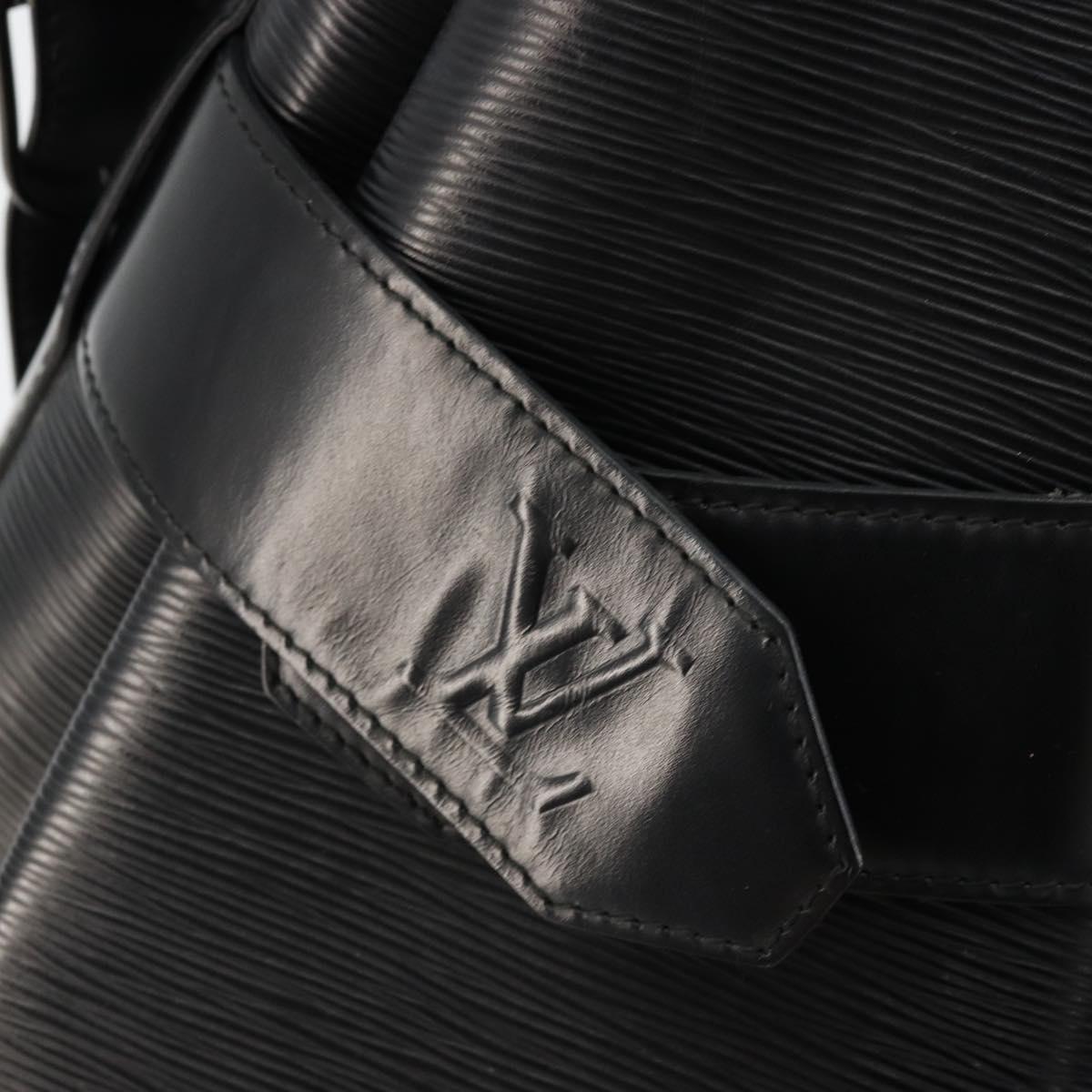 LOUIS VUITTON Epi Sac Depaule GM Shoulder Bag Black M80155 LV Auth ep14032