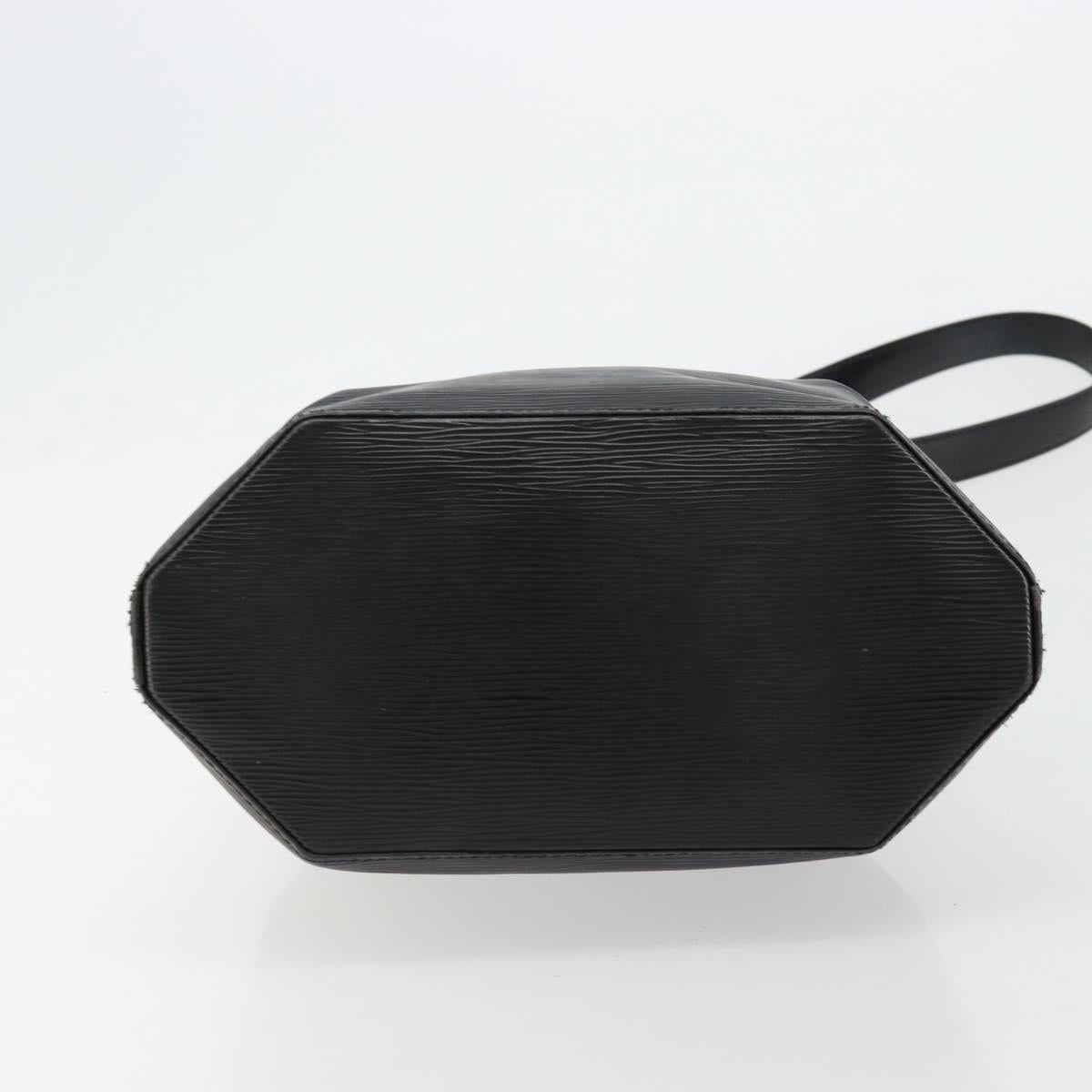 LOUIS VUITTON Epi Sac Depaule GM Shoulder Bag Black M80155 LV Auth ep14032