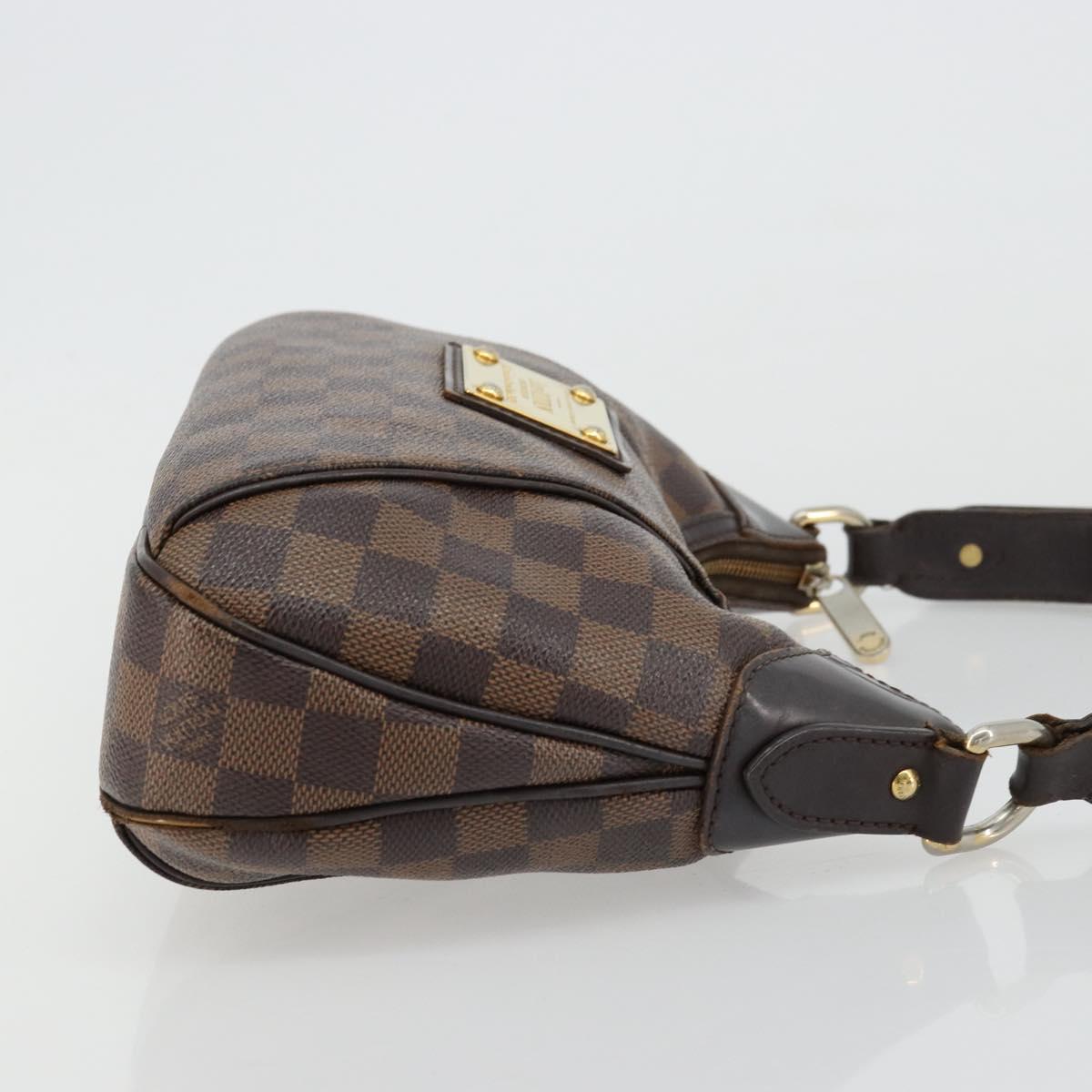 LOUIS VUITTON Damier Ebene Thames PM Shoulder Bag N48180 LV Auth ep14033