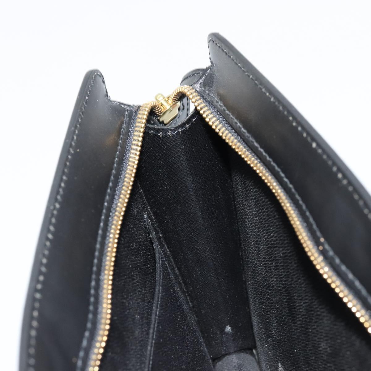 LOUIS VUITTON Epi Pochette Homme Clutch Bag Black M52522 LV Auth ep14051