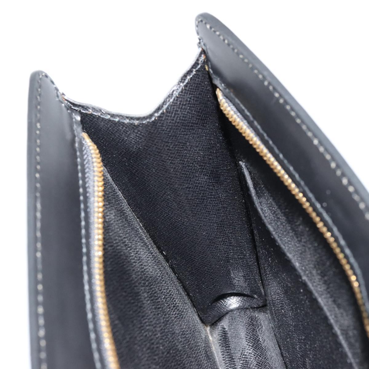 LOUIS VUITTON Epi Pochette Homme Clutch Bag Black M52522 LV Auth ep14051