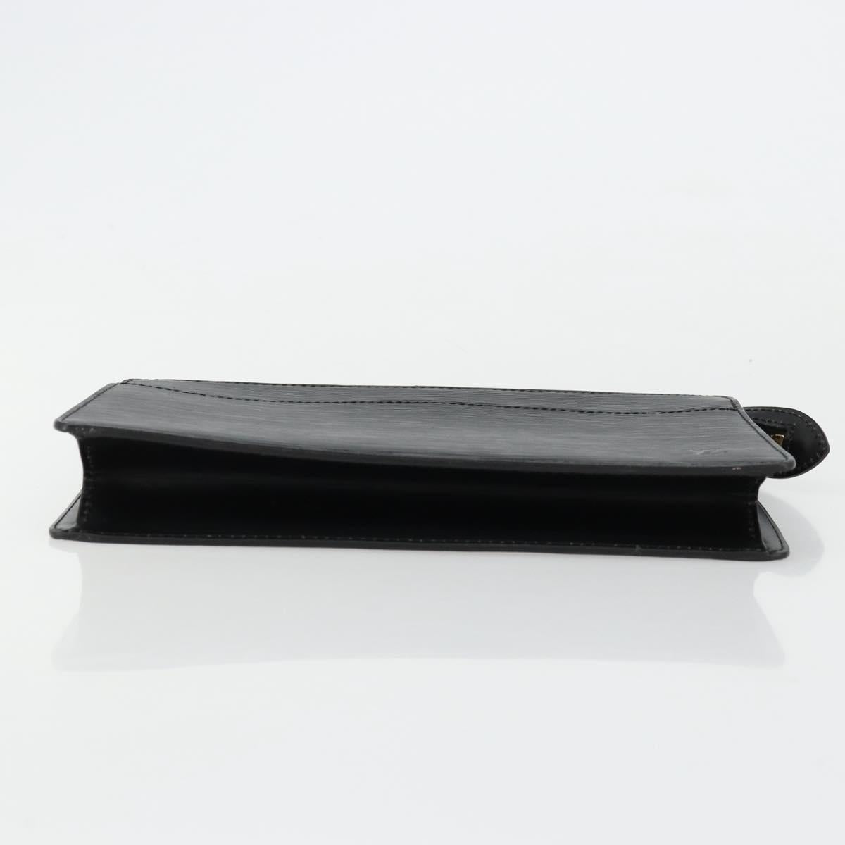 LOUIS VUITTON Epi Pochette Homme Clutch Bag Black M52522 LV Auth ep14051
