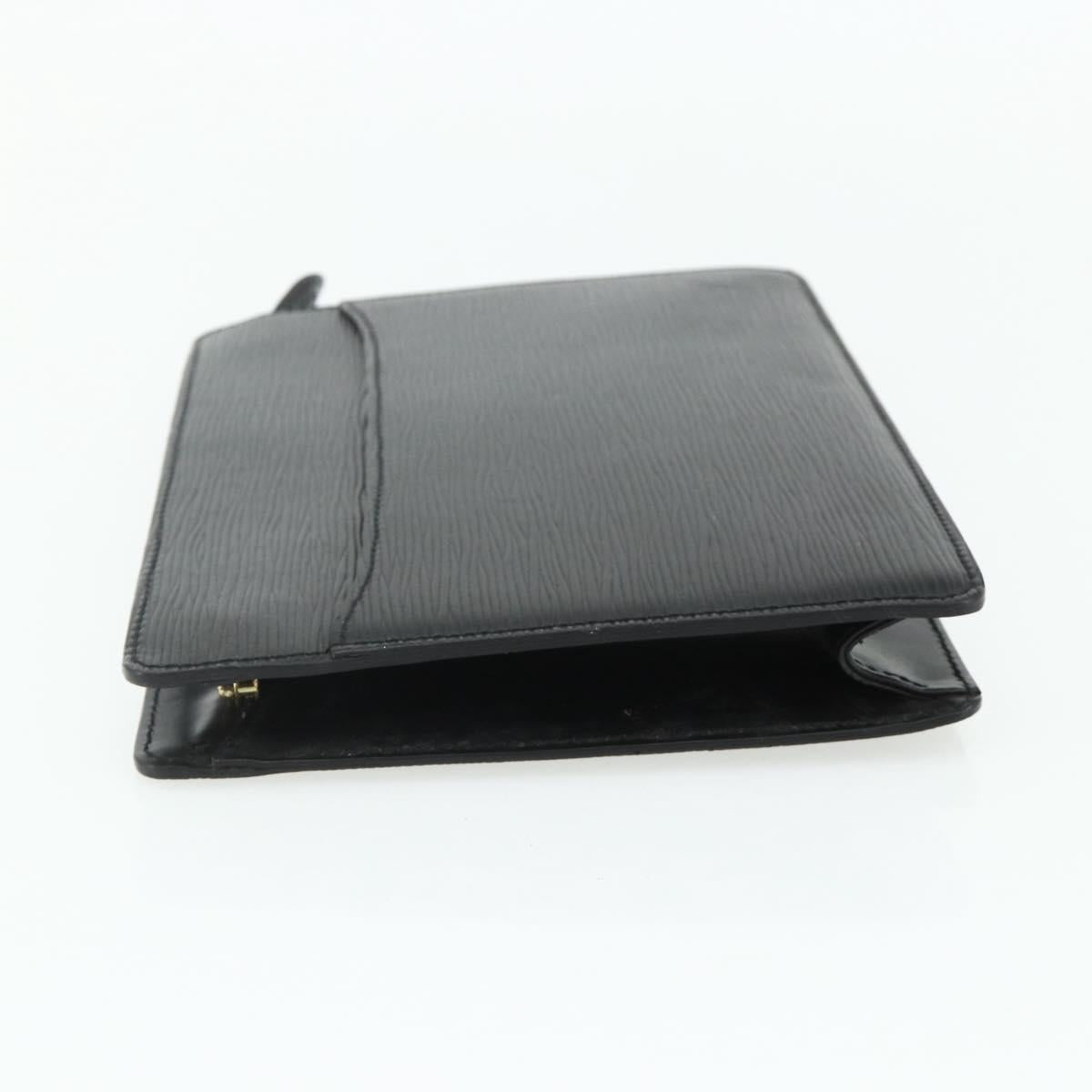 LOUIS VUITTON Epi Pochette Homme Clutch Bag Black M52522 LV Auth ep14052