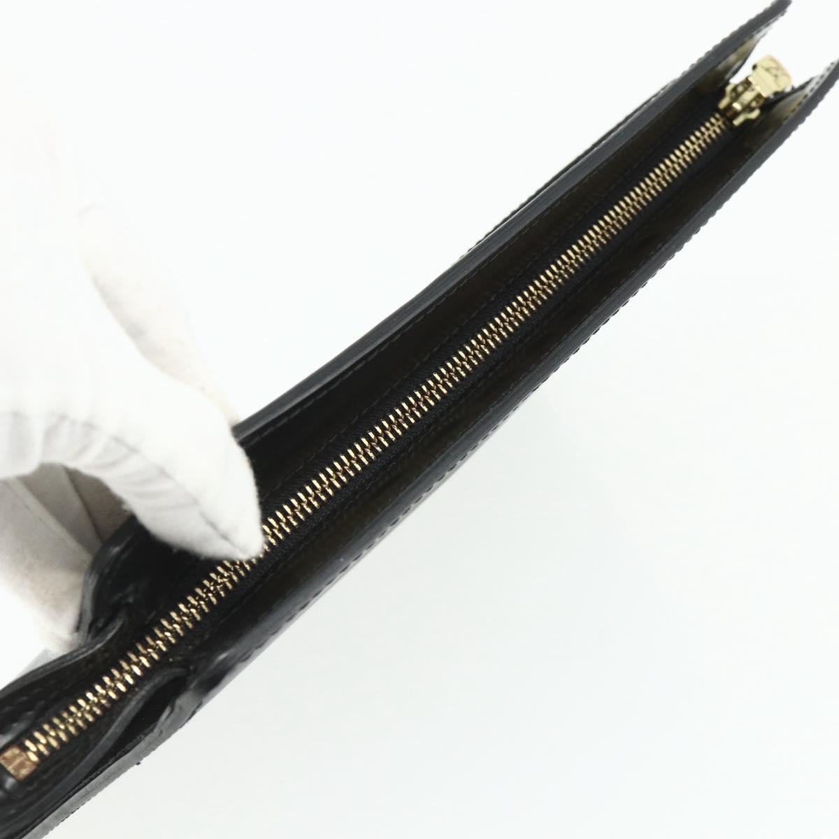 LOUIS VUITTON Epi Pochette Homme Clutch Bag Black M52522 LV Auth ep14052