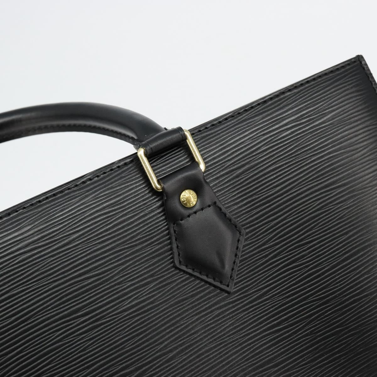 LOUIS VUITTON Epi Sac Plat Hand Bag Black M59082 LV Auth ep14056A