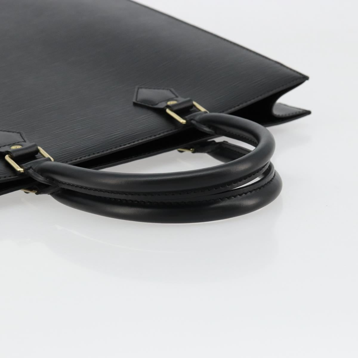 LOUIS VUITTON Epi Sac Plat Hand Bag Black M59082 LV Auth ep14056A