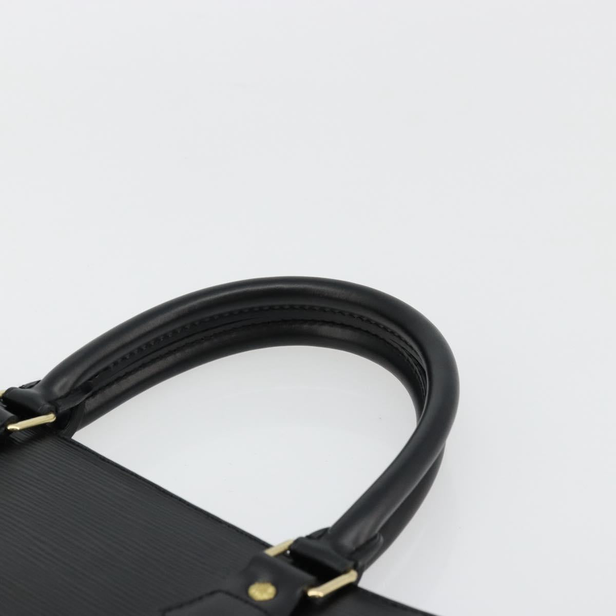 LOUIS VUITTON Epi Sac Plat Hand Bag Black M59082 LV Auth ep14056A