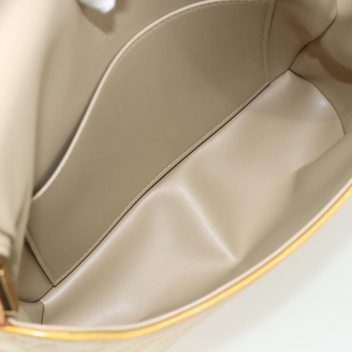 LOUIS VUITTON Monogram Vernis Thompson Street Bag Beige M91301 LV Auth ep14057A