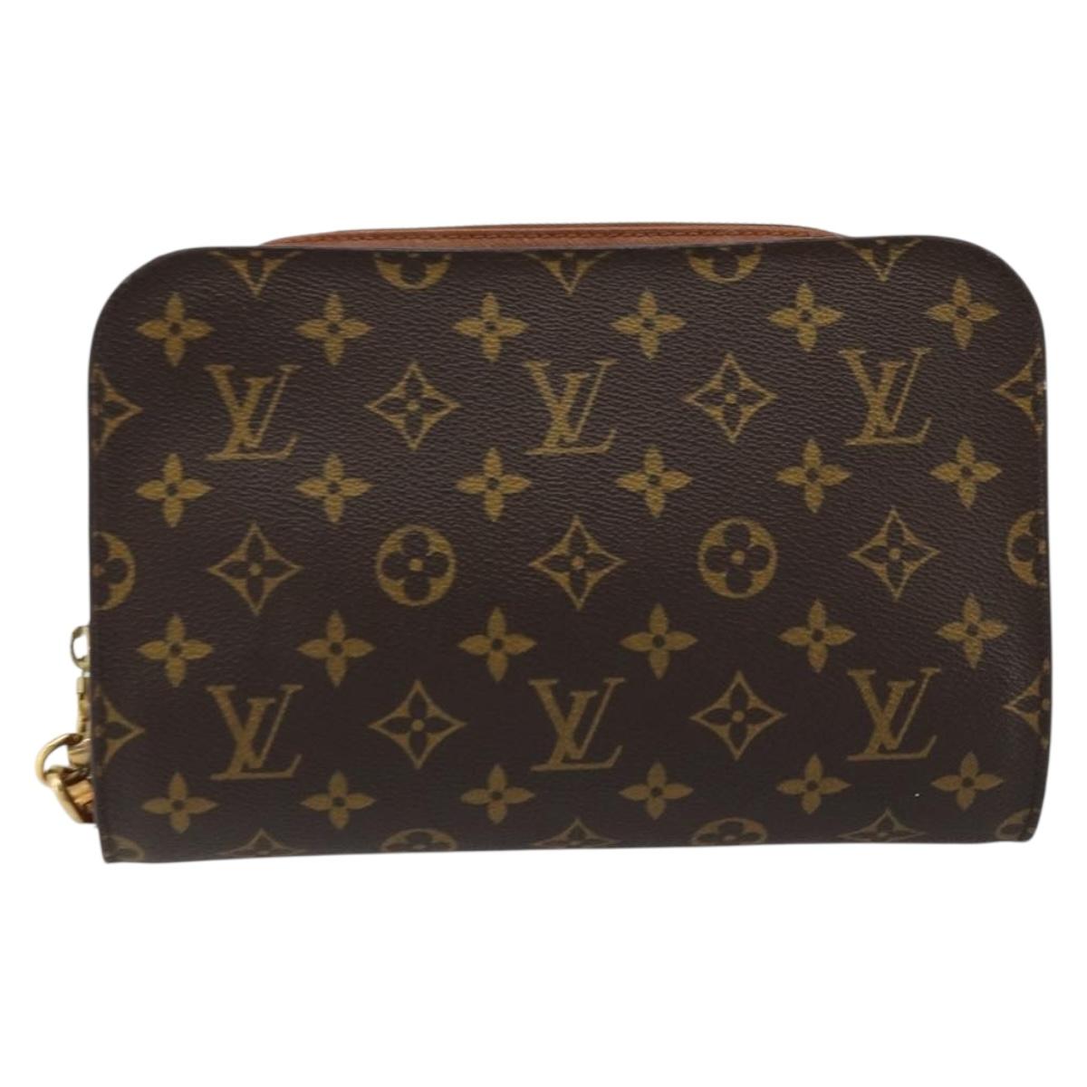LOUIS VUITTON Monogram Orsay Clutch Bag M51790 LV Auth ep14064