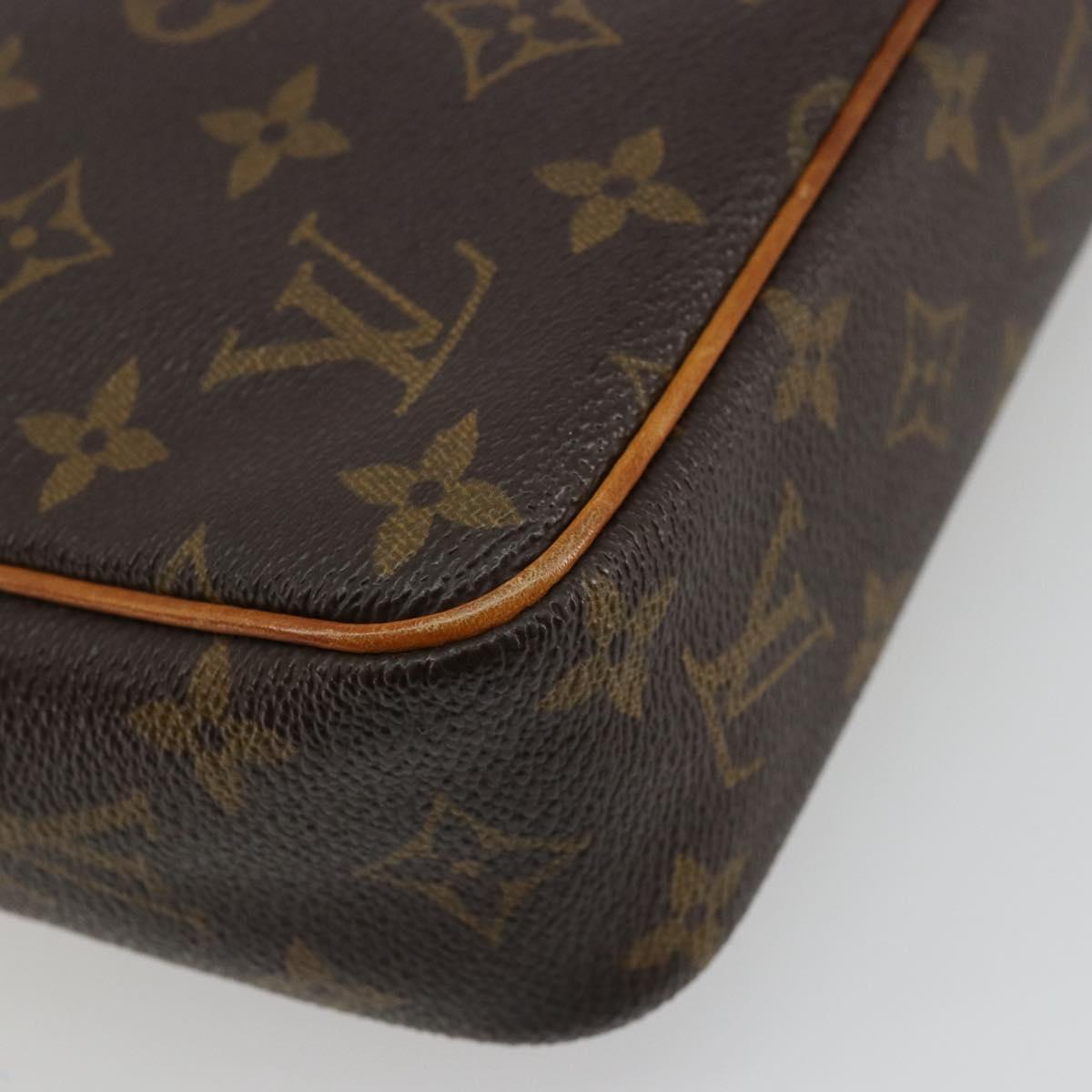 LOUIS VUITTON Monogram Compiegne 23 Clutch Bag M51847 LV Auth ep14103