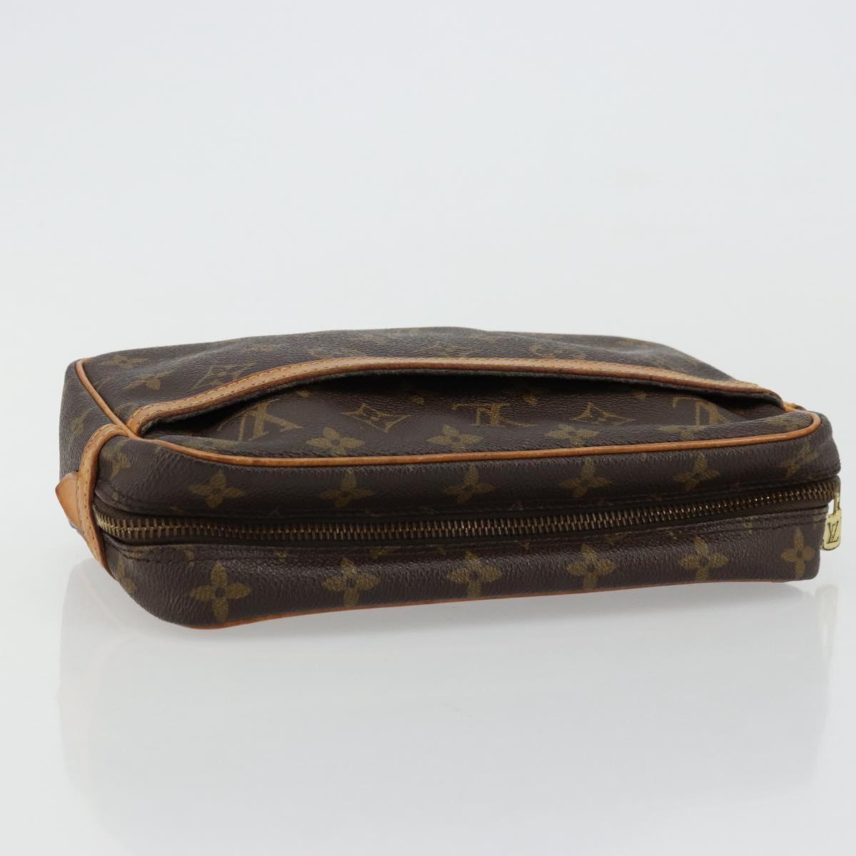 LOUIS VUITTON Monogram Compiegne 23 Clutch Bag M51847 LV Auth ep14103