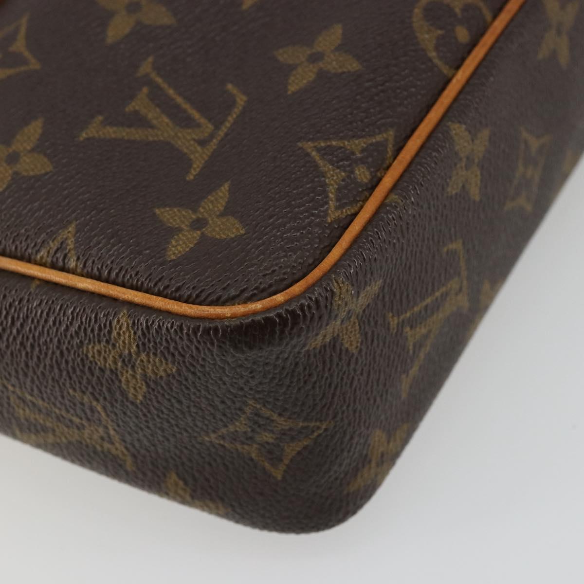 LOUIS VUITTON Monogram Compiegne 23 Clutch Bag M51847 LV Auth ep14103